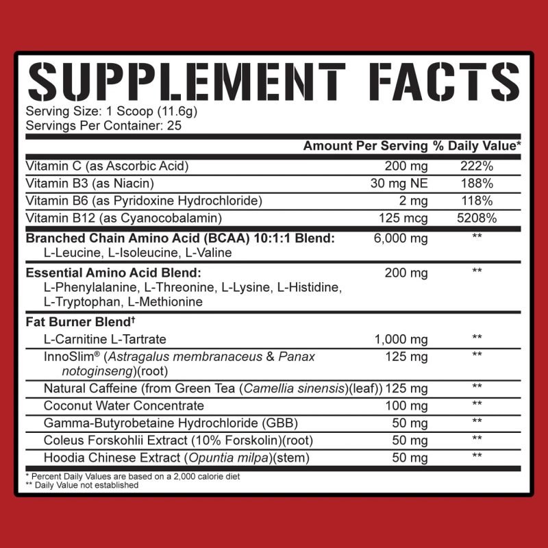5% All Day You Shred Fat Burning BCAA - Image 2