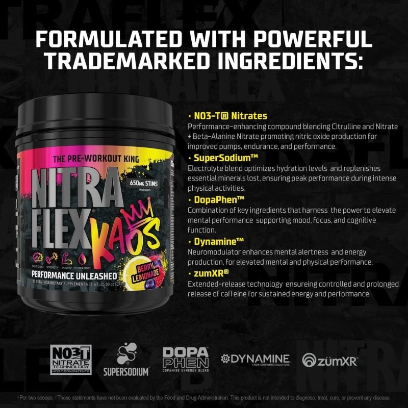 GAT NItraflex KAOS- Pre Workout (40 Servings) - Image 6