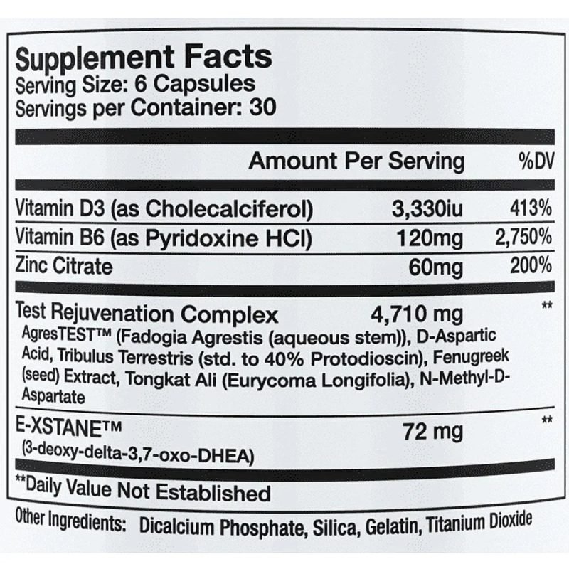 Innovapharm Test Rejuvenation 180 Caps - Image 3