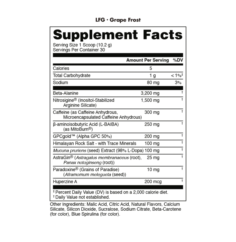 LFG Burn Thermogenic Pre-Workout - Image 2
