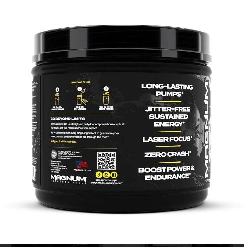 Limitless X 16 Fully Loaded Pre Workout - Image 4