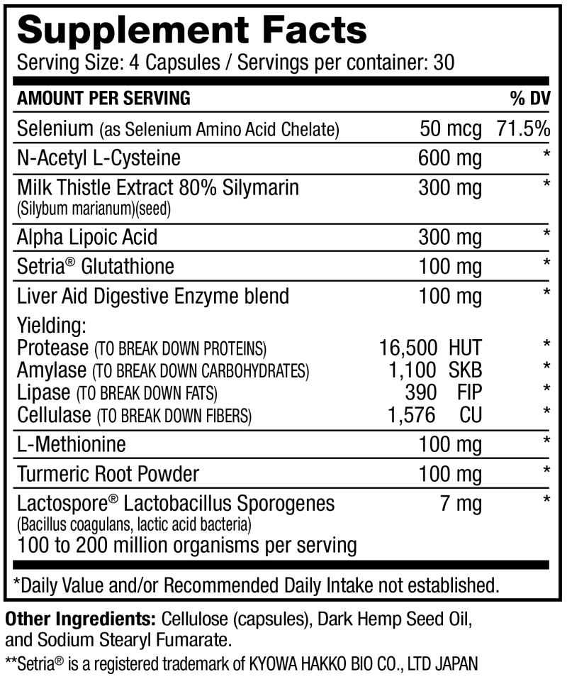Myogenix Liver Fix -120 Caps - Image 2