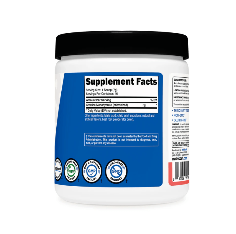 Nutricost Micronized Creatine Flavoured -300Gms- Gluten Free - Third Party Tested - Image 7
