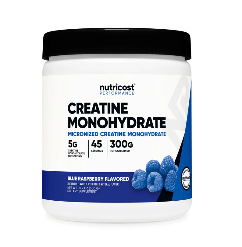 Nutricost Micronized Creatine Flavoured -300Gms- Gluten Free - Third Party Tested