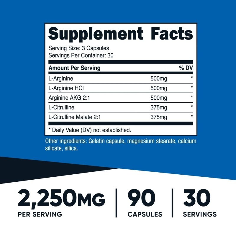 Nutricost Nitric Oxide Booster - Image 2