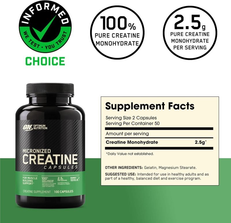 ON Micronized Creatine Mono Caps - Image 3