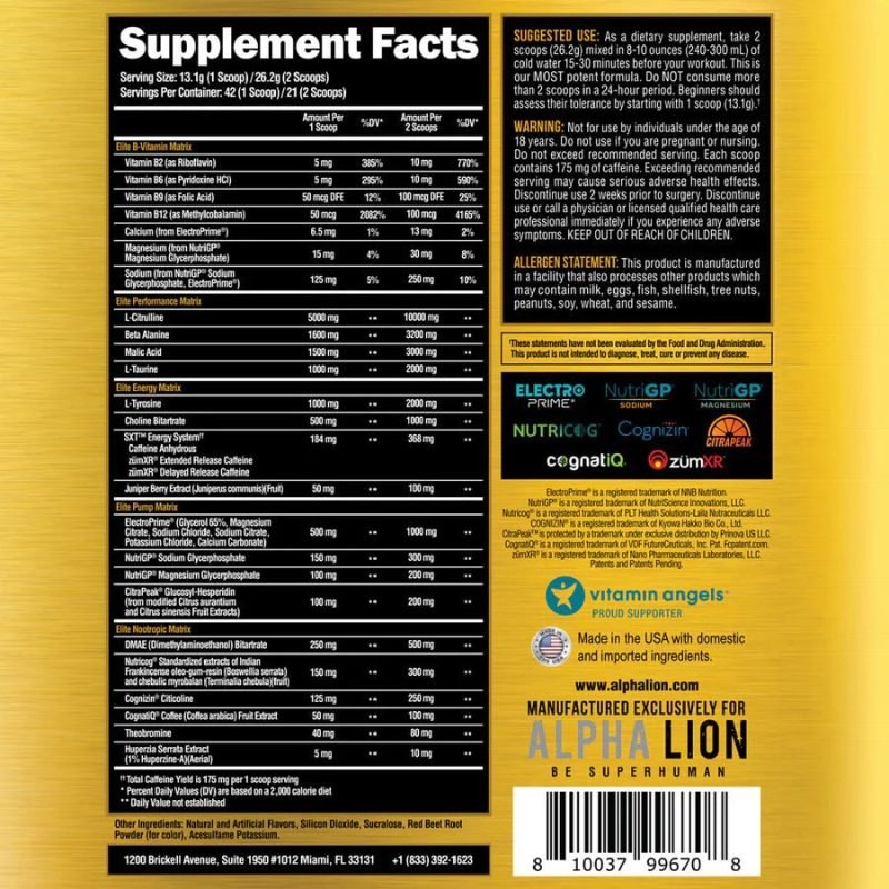Super Human Elite Pre Workout - Image 2
