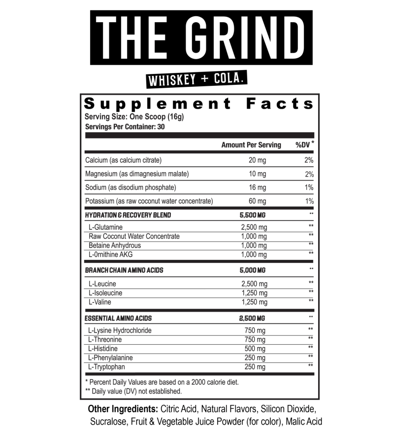 The Grind EAA's + Hydration 30 Servings - Image 2