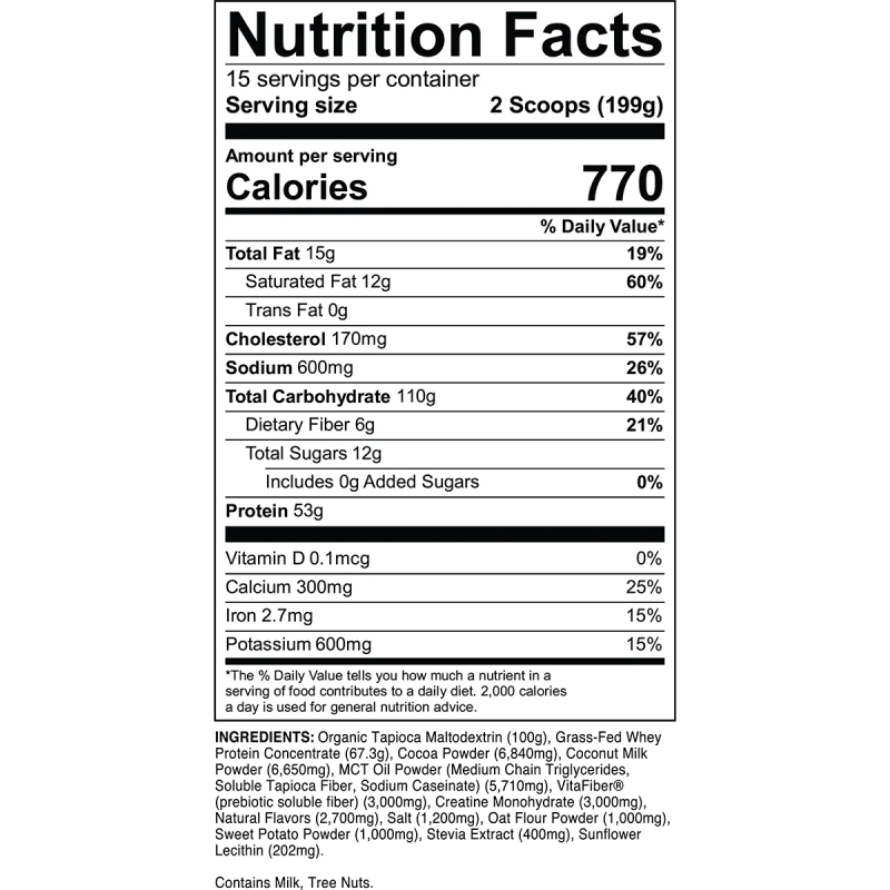 TL Mass Gainer 6.18 Lbs - Image 2